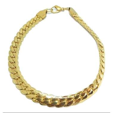 Gelang Sisik Naga Wanita Pria ANTI KARAT SELAMANYA PGM GT68 GOLD