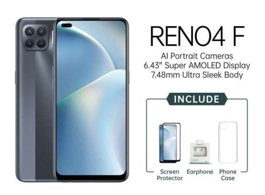 OPPO Reno 4F - Harga & Spesifikasi Terbaik 2020 | Blibli.com