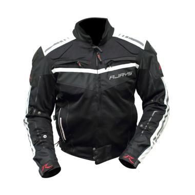 Jual RJays Octane II Jaket  Motor Black White  Online 