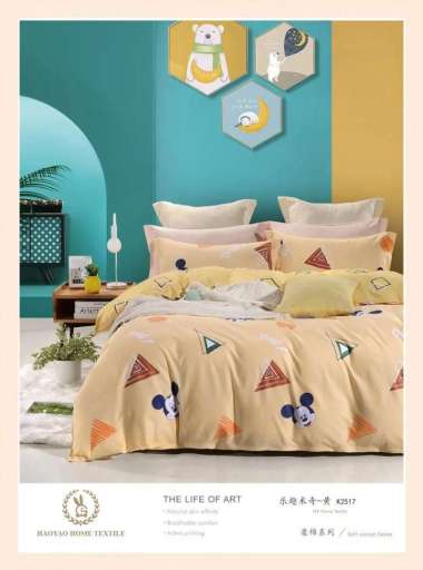 Bahan Kain Katun Jepang Meteran / Sprei Bedcover Katun Jepang Ilama