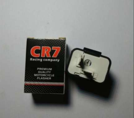 CR7 Flasher Sen LED Stelan Kedip Cepat Lambat Lampu Sein Motor Black