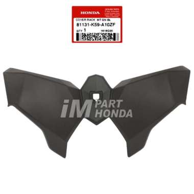 AHM 81131-K59-A10ZF Cover Rack Dashboard Laci Kelelawar Vario 150 2015 - 2017 Hitam Dof