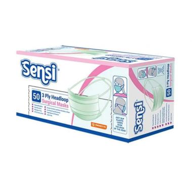 Jual Sensi Face Mask Earloop Masker [50 pcs] Murah April