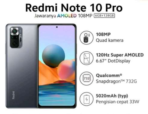 Jual Redmi Note 10 Pro Resmi Online Terbaru Januari 2022 - Blibli