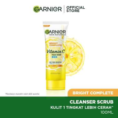 garnier bright complete vitamin c face wash review