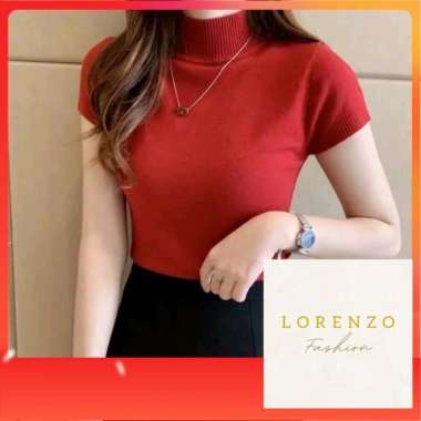 Jual Manset Turtleneck Rib Model Terbaru & Kekinian - Harga Diskon