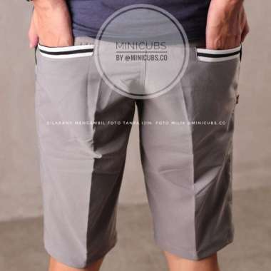 Celana Pendek Pria Casual Sport Santai Remaja Dewasa GREY