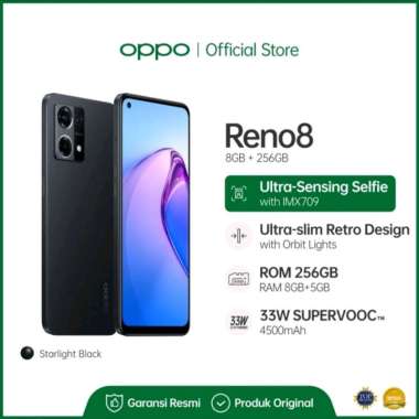 HP OPPO Reno 8 Terbaru Februari 2023 - Garansi Resmi | Blibli