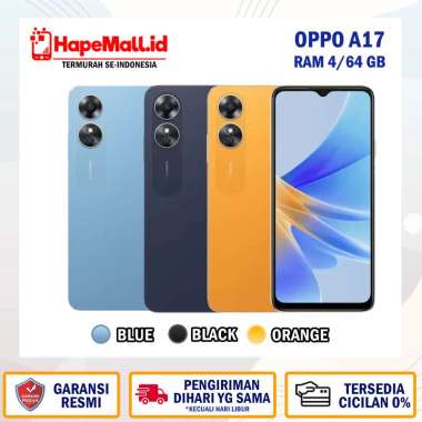 Jual Oppo A17 Blue Spesifikasi Original, Murah & Diskon Harga Mei 2023