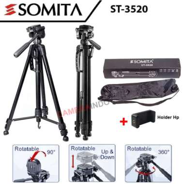 Jual Tripod Somita St 3520 Panhead Kamera Dslr Mirrorless Hp Plus
