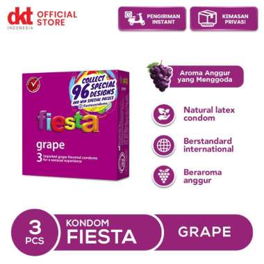 Medan - Fiesta Grape Kondom [3 pcs / Pack]