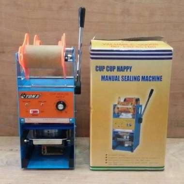 Mesin Cup Sealer eton ETD 8 Biru Kuning