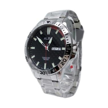 Jual Alba Analog Tali Rantai Jam Tangan Pria 161235 