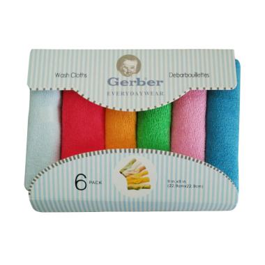 Jual Gerber Washcloths Sapu Tangan Bayi Motif C 6 Pcs jual gerber washcloths sapu tangan bayi motif c 6 pcs