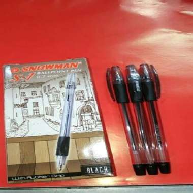 Pulpen Snowman S-1 ( BIRU ) ( LUSIN )