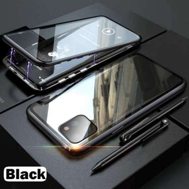 Jual Double Glass Magnetic Ca   se Iphone 13 Pro Max Juni 2022 - Garansi