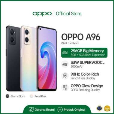 Jual Oppo A96 Promo Juli 2022 - Garansi Resmi & Harga Murah | Blibli