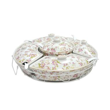 Vicenza BA472 Melati Prasmanan Set Perangkat Saji white