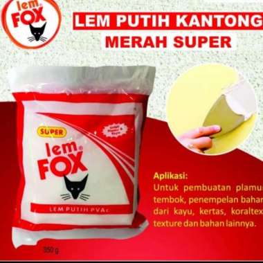 LEM FOX PUTIH 350 GRAM BUNGKUS MERAH KECIL