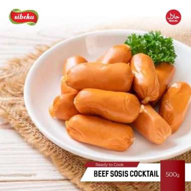 Sibeku Sosis Beef Cocktail / Sosis Daging Sapi Beef Cocktail 500 gram
