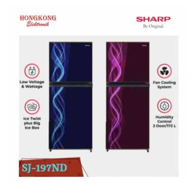 Kulkas SHARP SJ-197ND VP/VB 2 Pintu SJ197ND