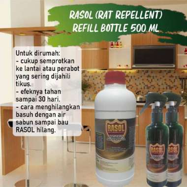 Refill 500 ml Rat Repellent Parfum Pengusir Tikus putih