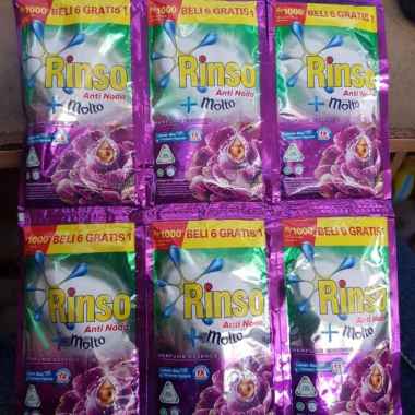 rinso cair plus molto 6 sachet