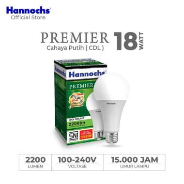 Hannochs LED Premier Lampu - Putih [18 Watt] putih