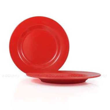 Piring Kecil Ceper Melamin 6 - Piring Melamin - Piring Melamine - Piring Ceper - M 306 Merah