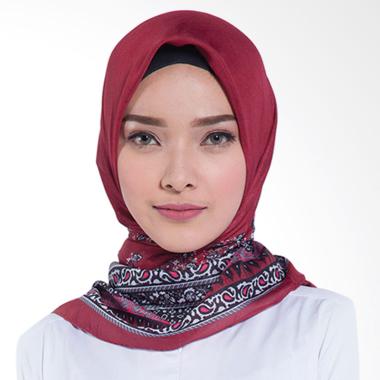 Jual Elzatta Kaila Lakisya Jilbab Segiempat - Maroon 