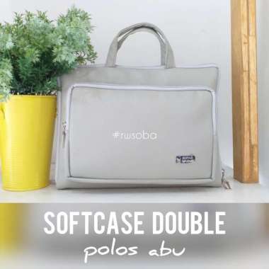 SOFTCASE 15 INCH DOUBLE POLOS RUMAH WARNA orange