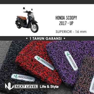 KARPET MOTOR HONDA SCOOPY 2017-UP SUPERIOR, ALAS KAKI 4 Varian Warna