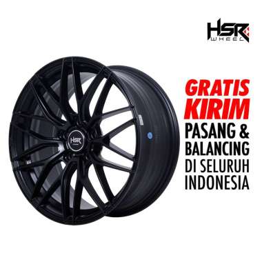 Velg mobil HSR FG AKEGULA VLF15 Ring 18 for innova mazda3 terios Matte Black