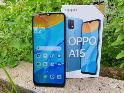 Jual Oppo A15s - Hitam Dan Biru di Seller Plat-M-gadget - Kota Surabaya