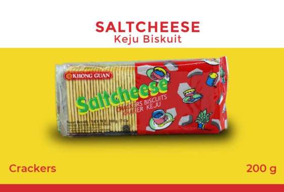 Khong Guan Saltcheese Crackers 200g 200 gram KhongGuan