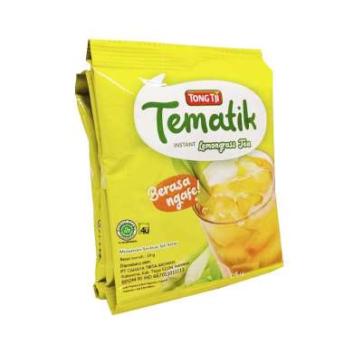 Tong Tji TEMATIK - Minuman Teh Bubuk Instan - Paket 5 Sachet TEH SERAI