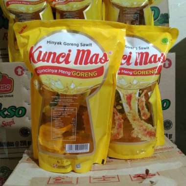Promo KUNCI MAS Minyak Goreng 1 karton [Pouch / 6pcs / 2liter] di