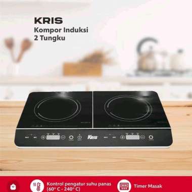 Jual Kompor Listrik Induksi 2 Tungku Kris Original, Murah & Diskon