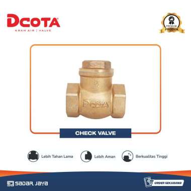 Dcota Brass Valve Kuningan Check Valve 3/4"