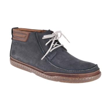 Jual Clarks Trapell Top Navy Nubuck Sepatu Pria 26121402 jual clarks trapell top navy nubuck sepatu pria 26121402