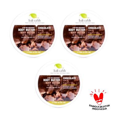 Jual Bali Ratih Paket Body Butter - Chocolate [110 mL @3