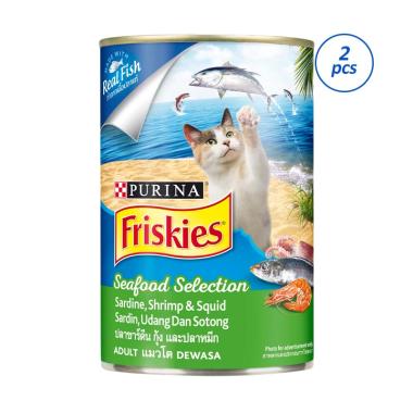 jual friskies sardine squid shrimp 12099276 makanan kucing 400 g 2 pcs harga jual friskies sardine squid shrimp 12099276 makanan kucing 400 g 2 pcs harga