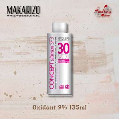 Makarizo Professional Concept Ultimax 30 Volume Cream Developer [135 mL/ Bottle] -