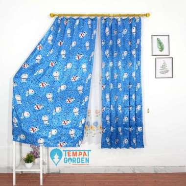 Gorden Local, Gorden Jendela, Gorden Pintu Motif Doraemon
