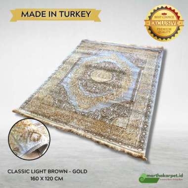 TURKEY AMBAL 160X120CM KARPET TURKY IMPORT ORIGINAL CLASSIC LIGHT