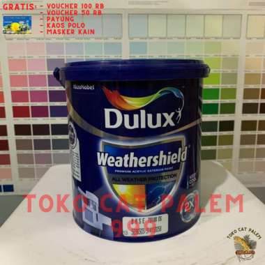 Jual Cat Dulux Weathershield 2 5 L Original Murah - Harga Diskon Maret ...