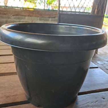 pot hitam 35 cm hitam