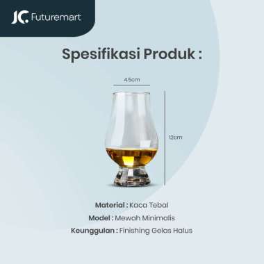 GELAS KACA WHISKY 175ML GLENCAIRN WHISKEY GLASS