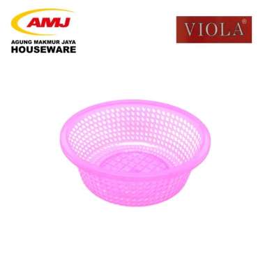 WAKUL PLASTIK SERBAGUNA / BESEK / WAKUL TULIP 12 INCH VIOLA