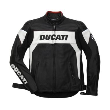 Jual Ducati Hi Tech 13 Leather Man Jaket  Motor Black 